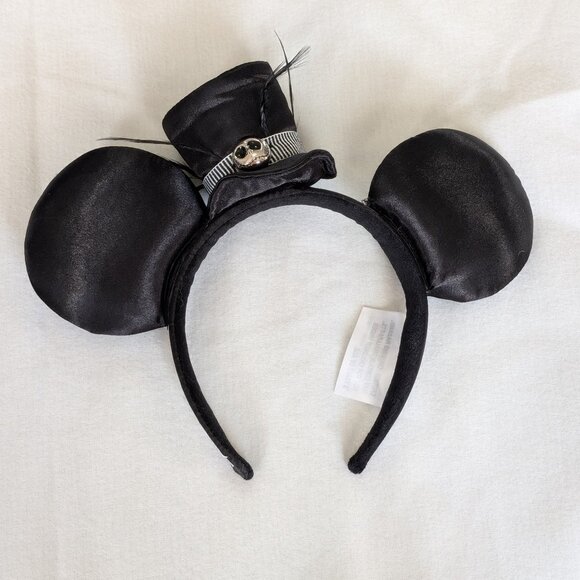 Disney Accessories - Disney Parks Nightmare Before Christmas Jack Skellington Satin Top Hat Ears